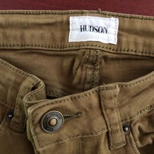 HUDSON green jeans